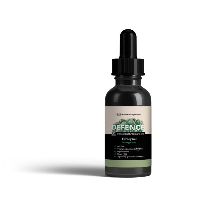 A 60ml liquid extract bottle with a dropper that used for health benefits